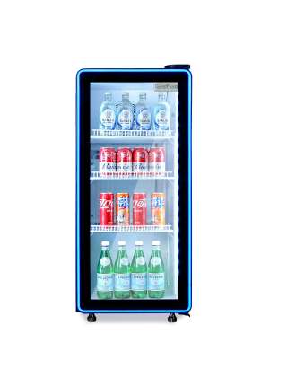Шафа холодильна для напоїв GoodFood BC170NBW2LEDBLUE Шафа холодильна для напоїв GoodFood BC170NBW2LEDBLUE