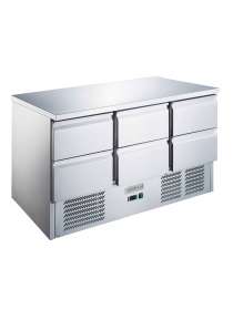 Стіл холодильний з висувними шухлядами GoodFood S903Top-6D