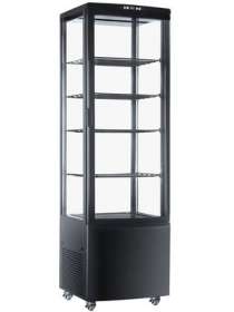 Витрина холодильная Hurakan HKN-UPD218B черная