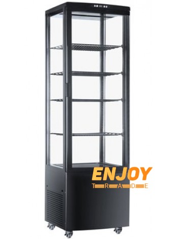 Вітрина холодильна Hurakan HKN-UPD238B чорна