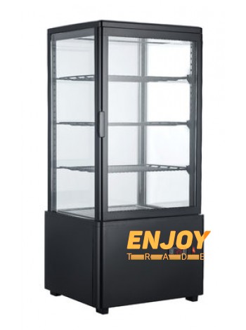 Холодильная витрина Hurakan HKN-UPD78B черная