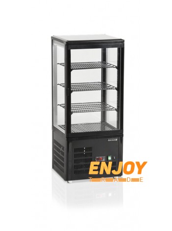 Вітрина холодильна кондитерська Tefcold UPD80 чорна