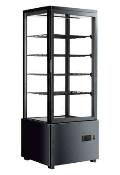 Холодильная витрина Hurakan HKN-UPD98B черная