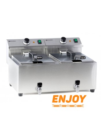 Промышленная фритюрница со сливным краном Hendi MasterPro 209301