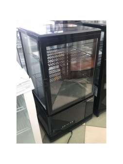 Холодильник вітрина для напоїв Frosty FL-58 чорна