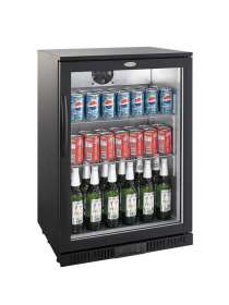 Холодильник барний зі склянима дверима Ewt Inox LG128