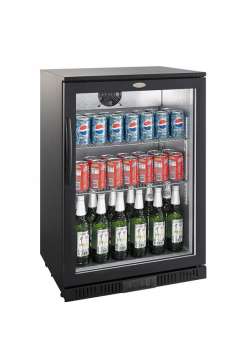 Холодильник барный со стеклянной дверью Ewt Inox LG128