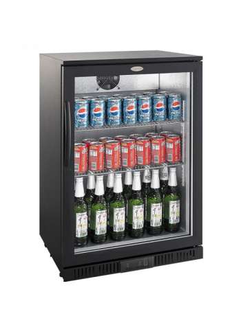 Холодильник барный со стеклянной дверью Ewt Inox LG128