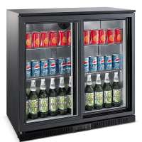 Холодильник барний зі склянима дверима Ewt Inox LG198S