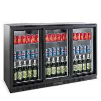 Холодильник барний зі склянима дверима Ewt Inox LG320S
