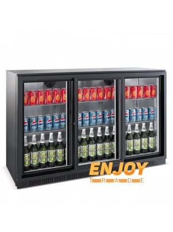 Холодильник барный со стеклянной дверью Ewt Inox LG320S