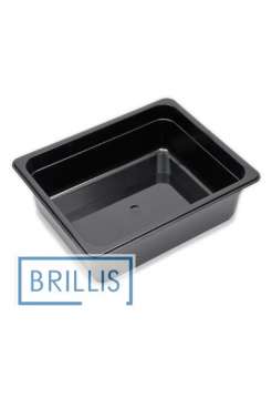 Гастроемкость Brillis GN 1/2-100 черный поликарбонат