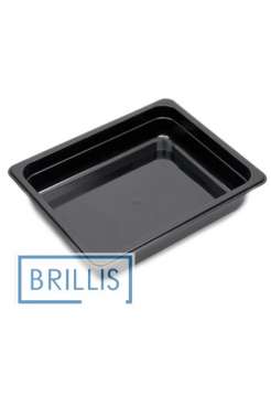 Гастроемкость Brillis GN 1/2-65 черный поликарбонат