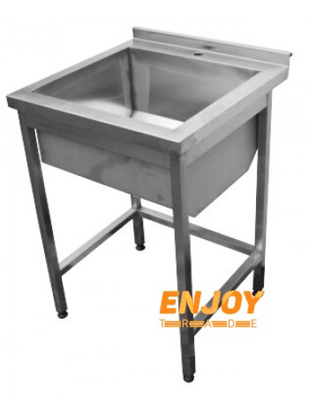 Ванна мийна односекційна з бортом 600х600х850