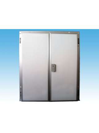 Дверь для холодильной камеры двухстворчатая распашная 1700х2200 Стандарт ППУ-80