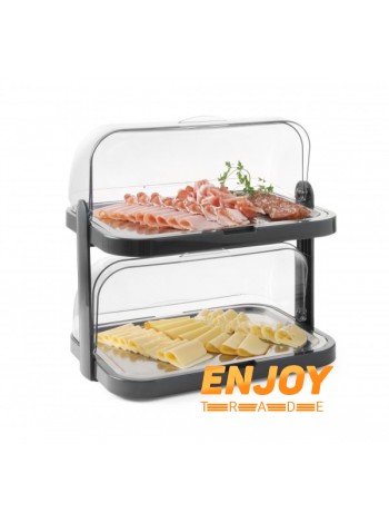 Вітрина охолоджувальна подвійна Hendi 871 812