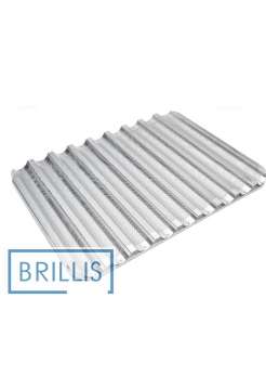 Противень багетный перфорированный Brillis 800х600 мм. 9 волн