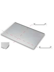 Деко 600х400х10 мм. 4 борта під кутом 45 градусів. Зрізані кути