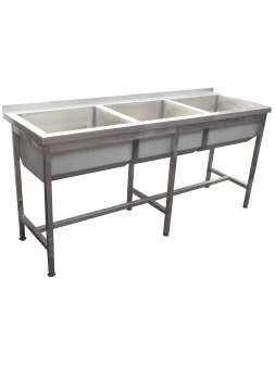 Ванна мийна 3-х секційна 1800х600х850 Ванна мийна 3-х секційна 1800х600х850