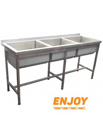 Ванна мийна 3-х секційна 1800х600х850