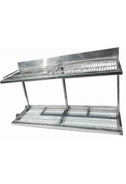 Полиця-сушка навісна 2-х рівнева 1200х325х510