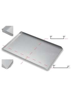 Деко 600х400х10 мм. 3 борта під кутом 90 градусів 1 борт під 45 Деко 600х400х10 мм. 3 борта під кутом 90 градусів 1 борт під 45