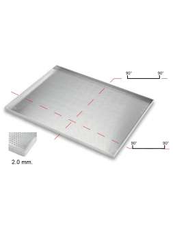 Противень перфорированный 600х400х20 мм. 4 борта под углом 90 градусов Противень перфорированный 600х400х20 мм. 4 борта под углом 90 градусов