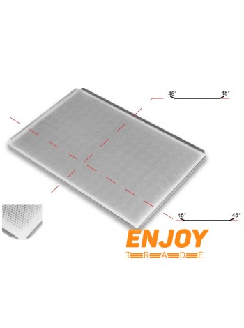 Противень перфорированный 600х800х10 мм. 4 борта под углом 45 градусов