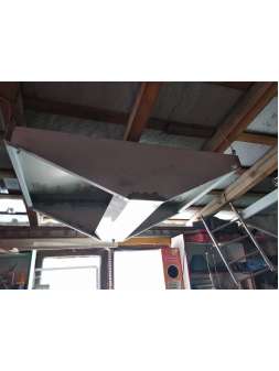 Зонт витяжний 1000х1500х400 мм. з жироуловителем Зонт витяжний 1000х1500х400 мм. з жироуловителем