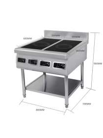 Профессиональная индукционная плита напольная Ewt Inox AMTCD401N