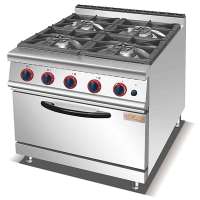 Плита газова з електричною духовкою GoodFood GP4AFLNG