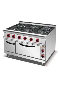 Плита газова з електричною духовкою GoodFood GP6AFLNG