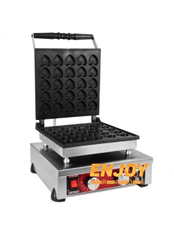 Професійна вафельница серця Mars MKBK-01