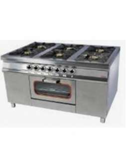 Профессиональная газовая плита Pimak M015-6 (газовый контроллер) Профессиональная газовая плита Pimak M015-6 (газовый контроллер)