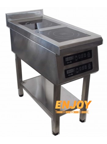 Індукційна плита двоконфорочна підлогова 