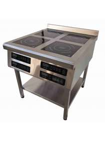 Індукційна плита чотирьохконфорочна підлогова