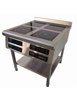 Индукционная плита четырехконфорочная напольная Индукционная плита четырехконфорочная напольная