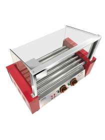 Гриль роликовый для сосисок с защитным экраном Airhot RG-7S