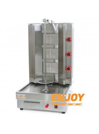 Аппарат для шаурмы газовый с двигателем GoodFood SM3MG