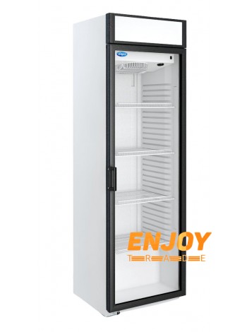 Холодильный шкаф со стеклянной дверью МХМ Капри П-390 СК