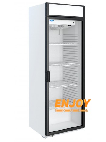Холодильна шафа з скляними дверима МХМ Капрі П-490 СК