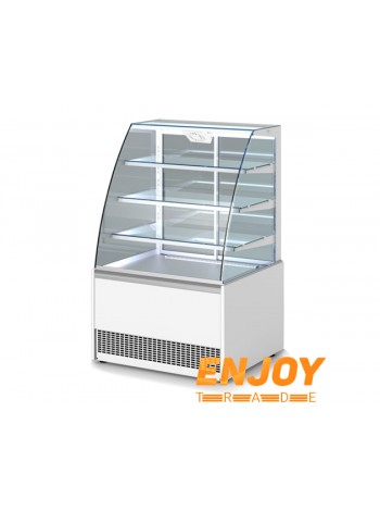 Кондитерская витрина напольная Golfstream Селенга CSG 80 BB белая