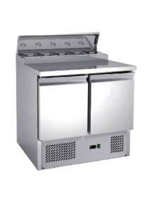 Холодильний стіл саладета Hurakan HKN-GXSD2GN-SC