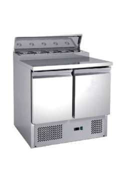 Холодильний стіл саладета Hurakan HKN-GXSD2GN-SC