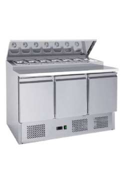 Холодильный стол саладетта Hurakan HKN-GXSD3GN-SC