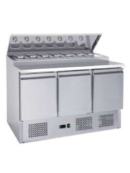 Холодильний стіл саладета Hurakan HKN-GXSD3GN-SC