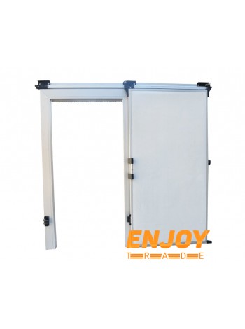 Відкатні двері для холодильної камери низькотемпературні 1300х2000 Люкс ППУ-100