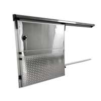 Відкатні двері для холодильної камери середньотемпературні полегшані 1400х2000 Люкс ППУ-60