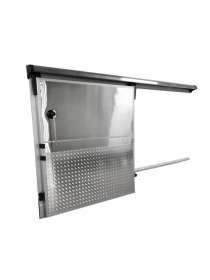 Відкатні двері для холодильної камери середньотемпературні полегшані 1400х2000 Люкс ППУ-60