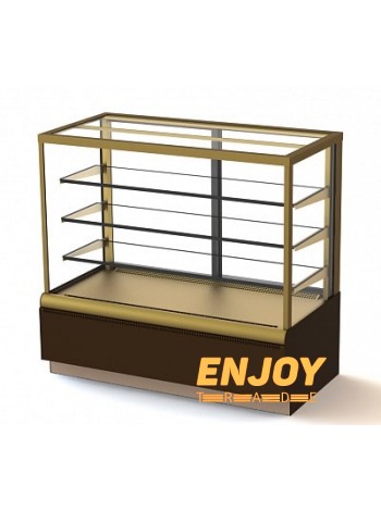 Кондитерская витрина Polus ВХСв-0,9д Carboma Cube Люкс